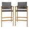 Patio Rattan Bar Stool Set Of 2 Outdoor Pe Wicker Bar Chairs W/ Armrests And Sturdy Footrests